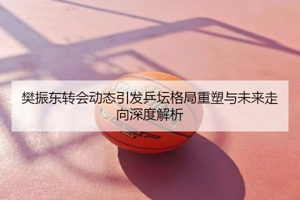 樊振东转会动态引发乒坛格局重塑与未来走向深度解析
